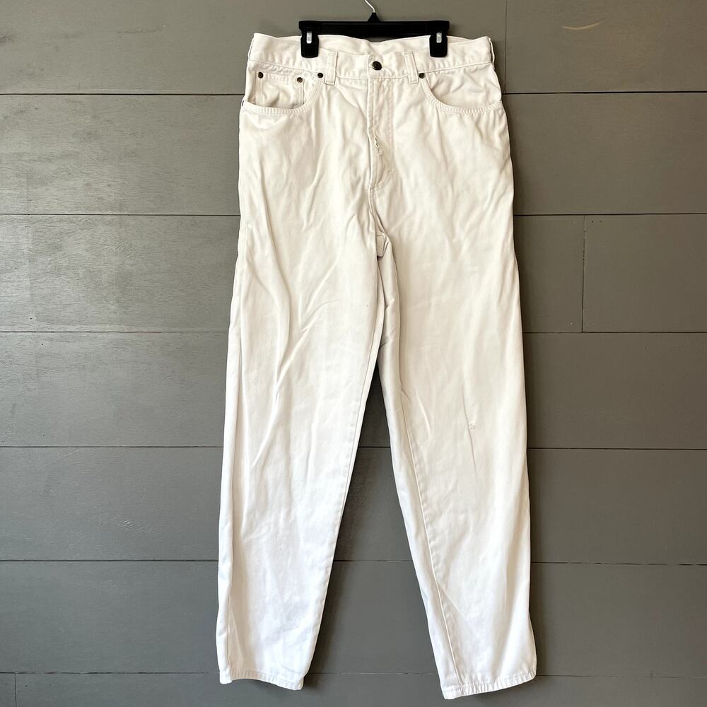 GUCCI Vintage Y2K Grunge Relaxed Straight Mens White Jeans Mens Size 44 US 30